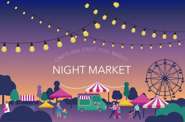 La marché atisanal nocturne revient au Parc Rosny à Hossegor, Hossegor, Fred Taxi