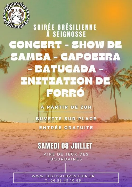 Soirée Brésilienne à Seignosse, Hossegor, Fred Taxi